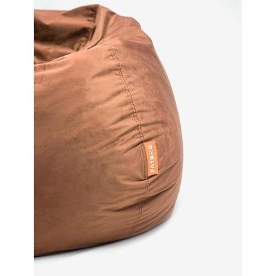 FATBAG Cozy Curve Velvety Fabric Bean Bag for Kids & Adults with separate filler bag sizes Extra Small | Small | Large | X Large | XX Large (Bronze, Small) - Image 3