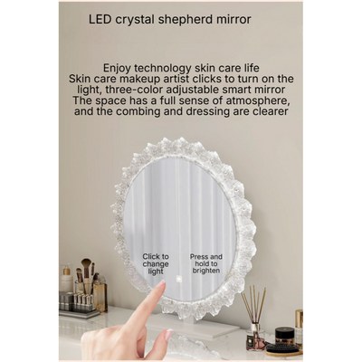 Modern Dressing Table Set, Spacious Storage Vanity Table with Stool and Mirror - Image 5