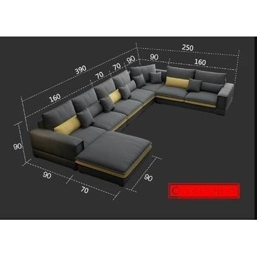 Modern U Shape Sofa Set 7 Seater To Upgrade Your Living Room - Image 2
