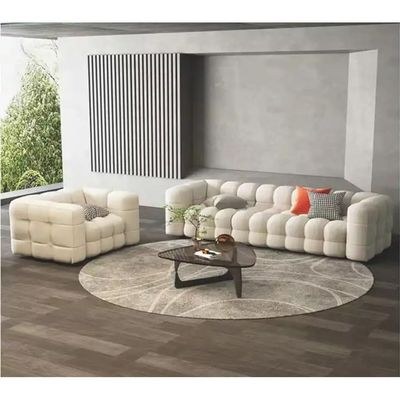 Modern 3 Piece Boucle 3+2+1 Sofa Set Stylish Living Room Design - Image 2
