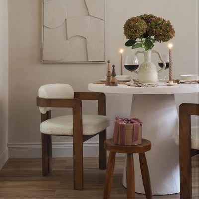 Pasa Wood Dining Chair Brown - Image 3