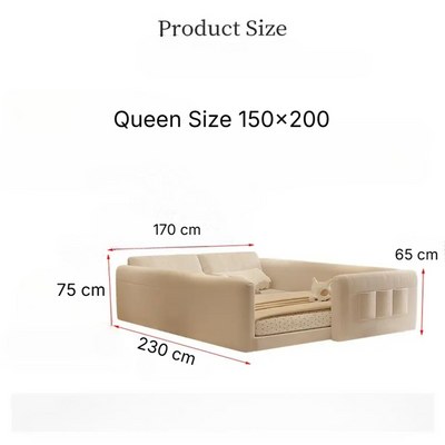 Upholstered Bed Frame with Sides Guardian and Headboard - Queen Size 150 × 200 - Image 3