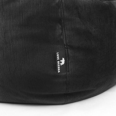 Luxe Decora Alba | Soft Suede Fabric Bean Bag for Best Comfort and Style | Washable | Filled with Polystyrene Beads | Ideal for Kids and Adults (BLack, Medium) - Image 4