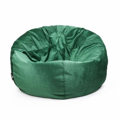 Luxe Decora Alba | Soft Suede Fabric Bean Bag for Best Comfort and Style | Washable | Filled with Polystyrene Beads | Ideal for Kids and Adults (Green, Small) - Image 2
