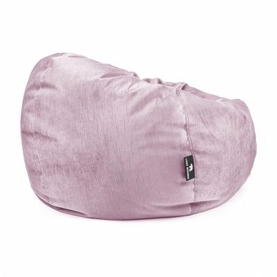 Luxe Decora Alba | Soft Suede Fabric Bean Bag for Best Comfort and Style | Washable | Filled with Polystyrene Beads | Ideal for Kids and Adults (Pink, Small) - Image 3