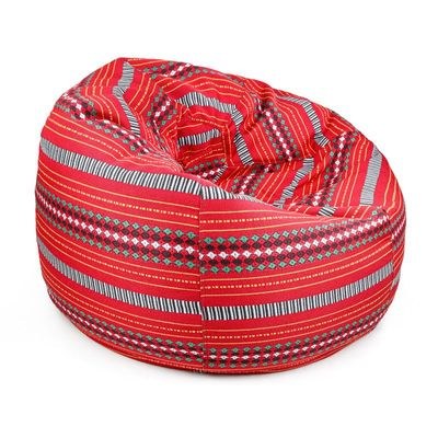Luxe Decora Majlis Bean Bag | Premium Traditional Arabic Design | Soft Fabric | Filled with Polystyrene Beads | Comfortable Seating | Washable Cover | Kids & Adult Sizes (Medium) - Image 3