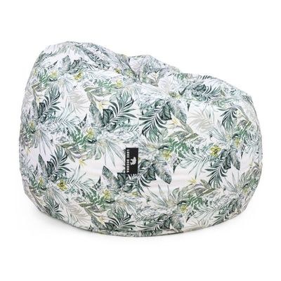 Luxe Decora Flora Collection | Meadow Mist | Soft Fabric Bean Bag for Best Comfort and Style | Washable | Filled with Polystyrene Beads | Ideal for Kids and Adults (Small)