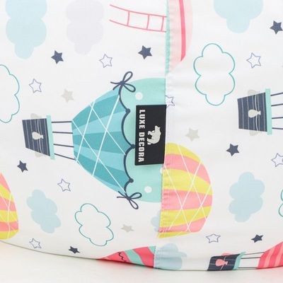 Luxe Decora Kids Collection | Cloud Cruiser | Soft Fabric Bean Bag for Kids | Washable | Filled with Polystyrene Beads | Perfect for Playtime and Relaxation(X-Large) - Image 4