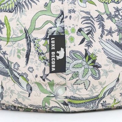 Luxe Decora Flora Collection | Wild Grove | Jungle-Inspired Bean Bag | Soft Fabric | Filled with Polystyrene Beads | Comfortable Seating | Washable Cover | Kids & Adult Sizes (Small) - Image 4