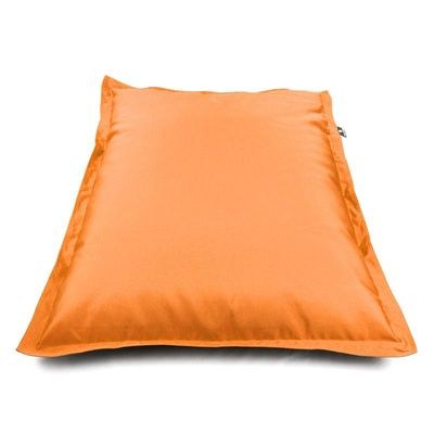 Luxe Decora Grande Bean Bag | Relaxing Outdoor Poolside & Beach Lounger | Water-Repellent Olefin Fabric | Removable Cover | Filled with Polystyrene Beads | Adults & Kids (Sunburst Orange, Large) - Image 3