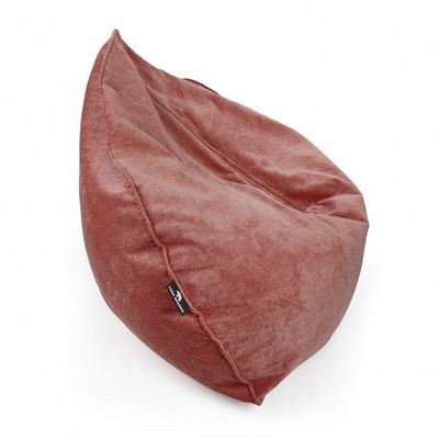 Luxe Decora Crest Bean Bag | Premium Soft Woven Fabric Bean Bag with Unique Crest Shape | Water Repellent | Washable | Filled with Polystyrene Beads | Kids & Adults (Burgundy, Large) - Image 5