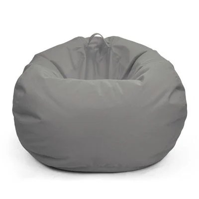 Jumbble Warper Outdoor Bean Bag | Water-Repellent Fabric | Comfortable Indoor & Outdoor Seating | Durable & Lightweight | Easy to Clean | Kids & Adults (Light Grey, Kids-XS)