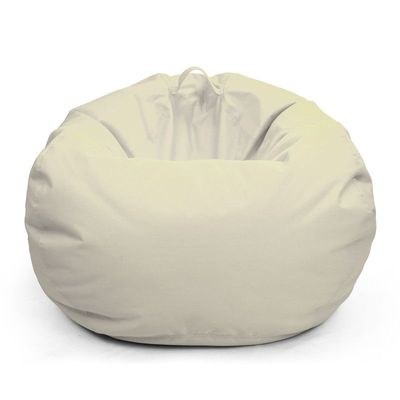 Jumbble Warper Outdoor Bean Bag | Water-Repellent Fabric | Comfortable Indoor & Outdoor Seating | Durable & Lightweight | Easy to Clean | Kids & Adults (Cream, Kids-S)