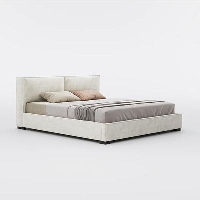 Serene Plateform Bed King size-Beige - L200xW180xH110 - Beige - Image 3