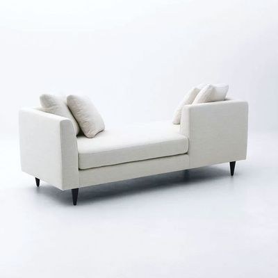 Corvi Double End Chaise Lounge - L81xW198xH81 - White
