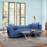 Armen Tufted Sofa - L106xW249xH66 - Blue