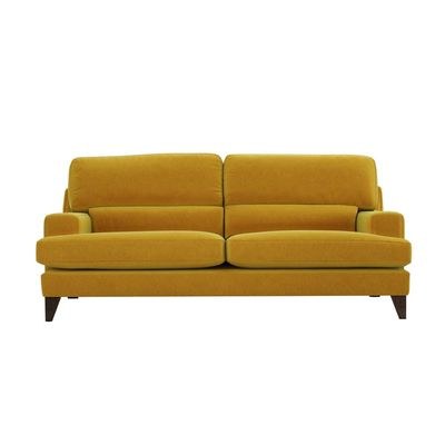 Romilly 4 Seater Fabric Sofa - L100xW220xH94 - Yellow