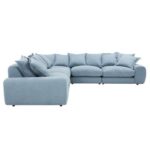 Alison Modular Corner Sofa - L113xW325xH83 - SkyBlue
