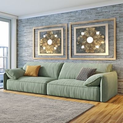 Alexander Comfort Extra Long Sofa-Sea Green