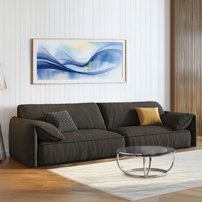 Alexander Comfort Extra Long Sofa-Black - Image 2