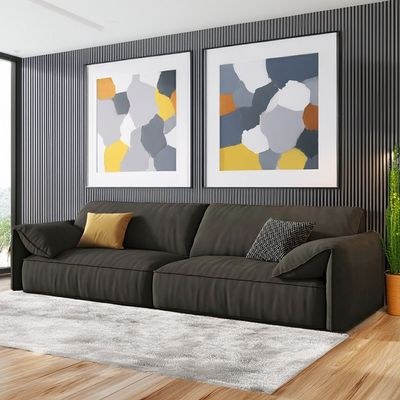 Alexander Comfort Extra Long Sofa-Black