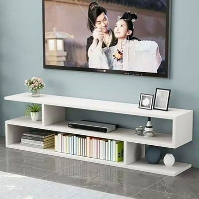Modern TV and Coffee Table Living Room Home Furniture White 100 cm - Image 3