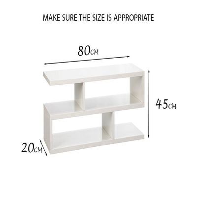 Modern TV and Coffee Table Living Room Home Furniture White 80 cm - Image 5