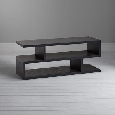 Modern TV and Coffee Table Living Room Home Furniture Black 110 cm - Image 4