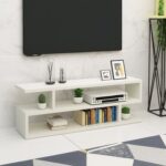 Modern TV and Coffee Table Living Room Home Furniture White 100 cm