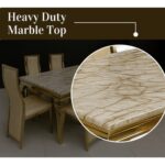 7 Pieces Dining Sets, Table and Chairs Set for 6 Person, Sturdy Kitchen Dining Room Set,Suitable Table Furniture for Home
