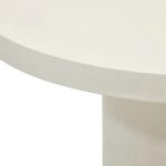 Porto Concrete Indoor/Outdoor Dining Table White