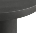 Tulip Concrete Indoor/Outdoor Dining Table Black