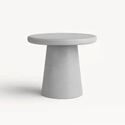 Slope Concrete Indoor/Outdoor Dining Table Grey - Image 3