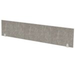 Mahmayi 200x40 Acoustic Desk Privacy Divider Panel - Noise Reducing Partition for Workstations, Libraries and Offices - Grey