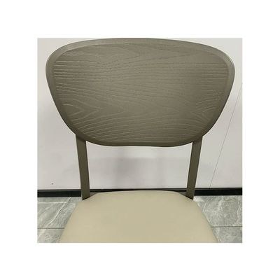 Modern Grey Dining Chair with Padded Seat, Ideal for Kitchen, Dining Room and Living Space(One Piece) - Image 3