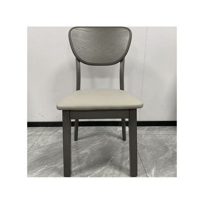 Modern Grey Dining Chair with Padded Seat, Ideal for Kitchen, Dining Room and Living Space(One Piece) - Image 4