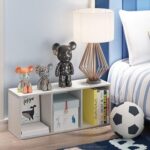 Bookcase and accessory Display Unit of wood 3Tier White