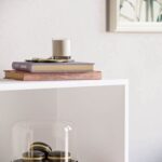 Bookcase and accessory Display Unit of wood 3Tier White Big