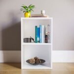 Bookcase and accessory Display Unit of wood 3Tier White