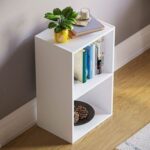 Bookcase and accessory Display Unit of wood 3Tier White