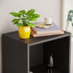 Bookcase and accessory Display Unit of wood 5Tier Black