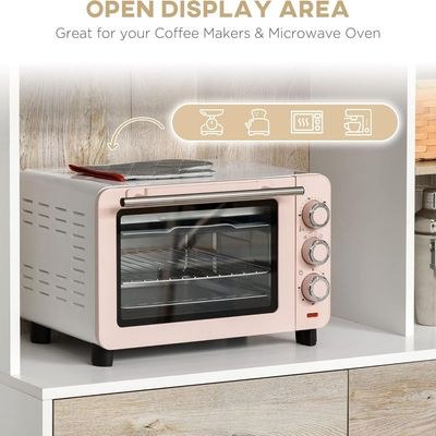 Modern home Kitchen Cupboard Sideboard Storage Cabinet Unit for Dining Room Living Room - Image 5
