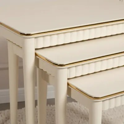 Lodos Cream Nesting Tables - Image 5