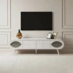Trench Tv unit Cream 200cm