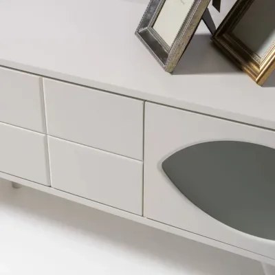 Trench Tv unit Cream 200cm - Image 3