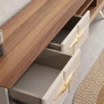 Tribe Wooden Tv Unit Cream 200cm