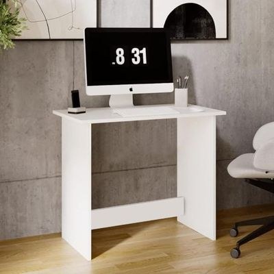 Simple & Modern White Desk 80cm - Image 2