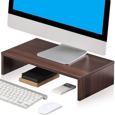 Laptop and Monitor Stand-50×24×15 CM-Brown - Image 2