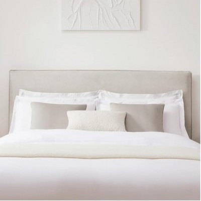 Dnbeu Hydraulic Storage Bed In Soft Fabric Beige (Queen) - Image 5