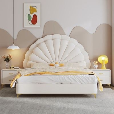 Dazzy Sunrise Cute Princess Bed In Soft Fabric King Size - Image 2